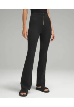 Nuovi arrivi 11 Lululemon Define Zip-Front Hr Flared- Pantaloni - Black