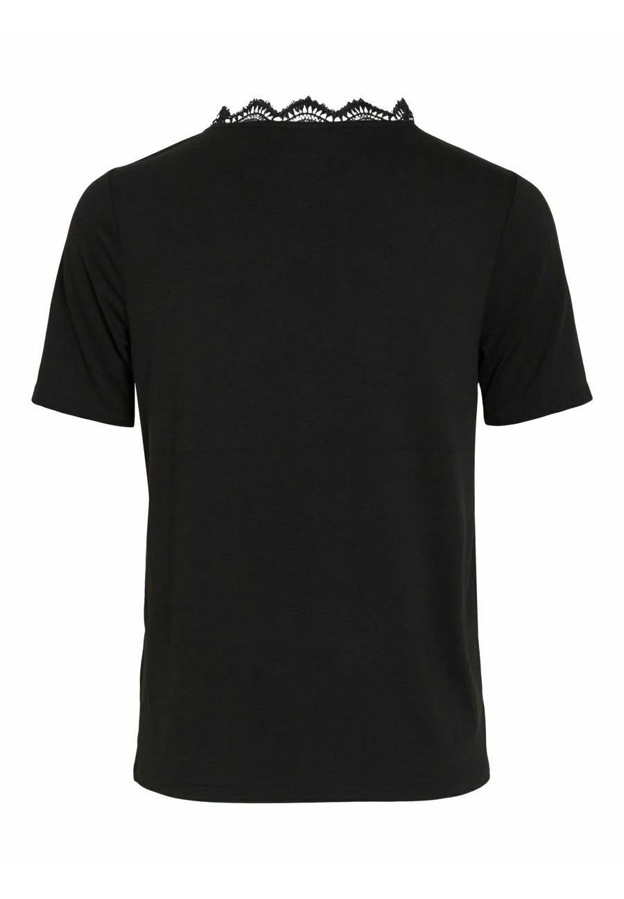 Vila Mit Kurzen Ärmeln V-AusschnittT-Shirt Con StampaBlack Donna T-shirt E Top V1021D1ER-Q11 7 Vila Mit Kurzen Ärmeln V-AusschnittT-Shirt Con StampaBlack Donna T-shirt E Top V1021D1ER-Q11 - immagine 7