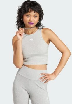 Adidas Originals Essentials TankTopMedium Grey Heather Donna T-shirt E Top AD121E01L-C11