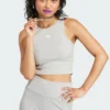 Adidas Originals Essentials TankTopMedium Grey Heather Donna T-shirt E Top AD121E01L-C11