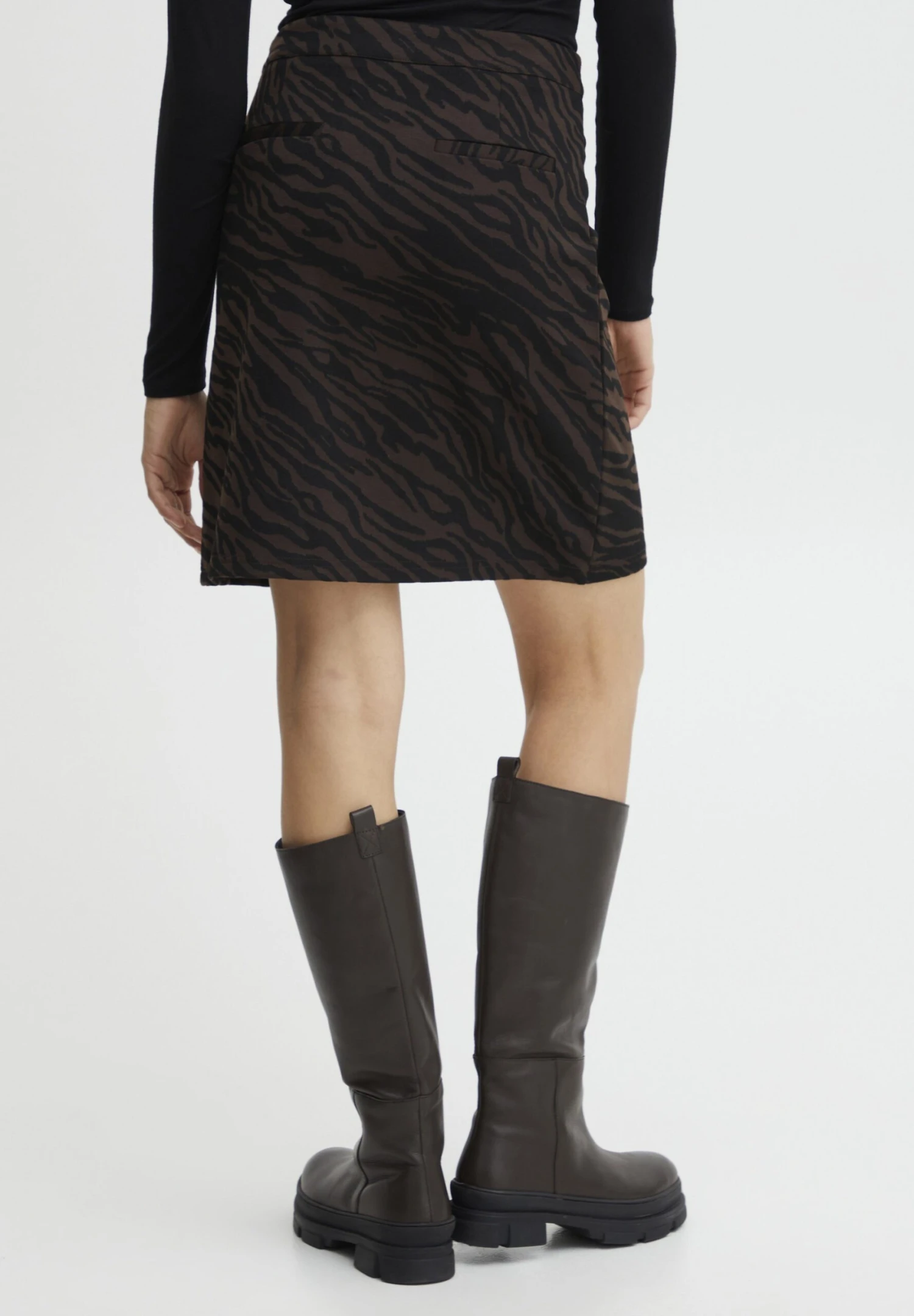 Ichi Ihkate Zebron SkGonna A PortafoglioCoffee Bean Donna Gonne IC221B07D-O11 3 Ichi Ihkate Zebron SkGonna A PortafoglioCoffee Bean Donna Gonne IC221B07D-O11 - immagine 3