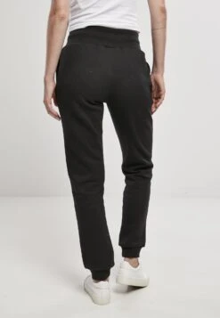 URBAN CLASSICS Ladies Organic High Waist Sweat PantsPantaloni SportiviSchwarz Donna Pantaloni UR621A04K-Q11 -Vendite Next 48049fe2004a412aac777d6d8b3f6956