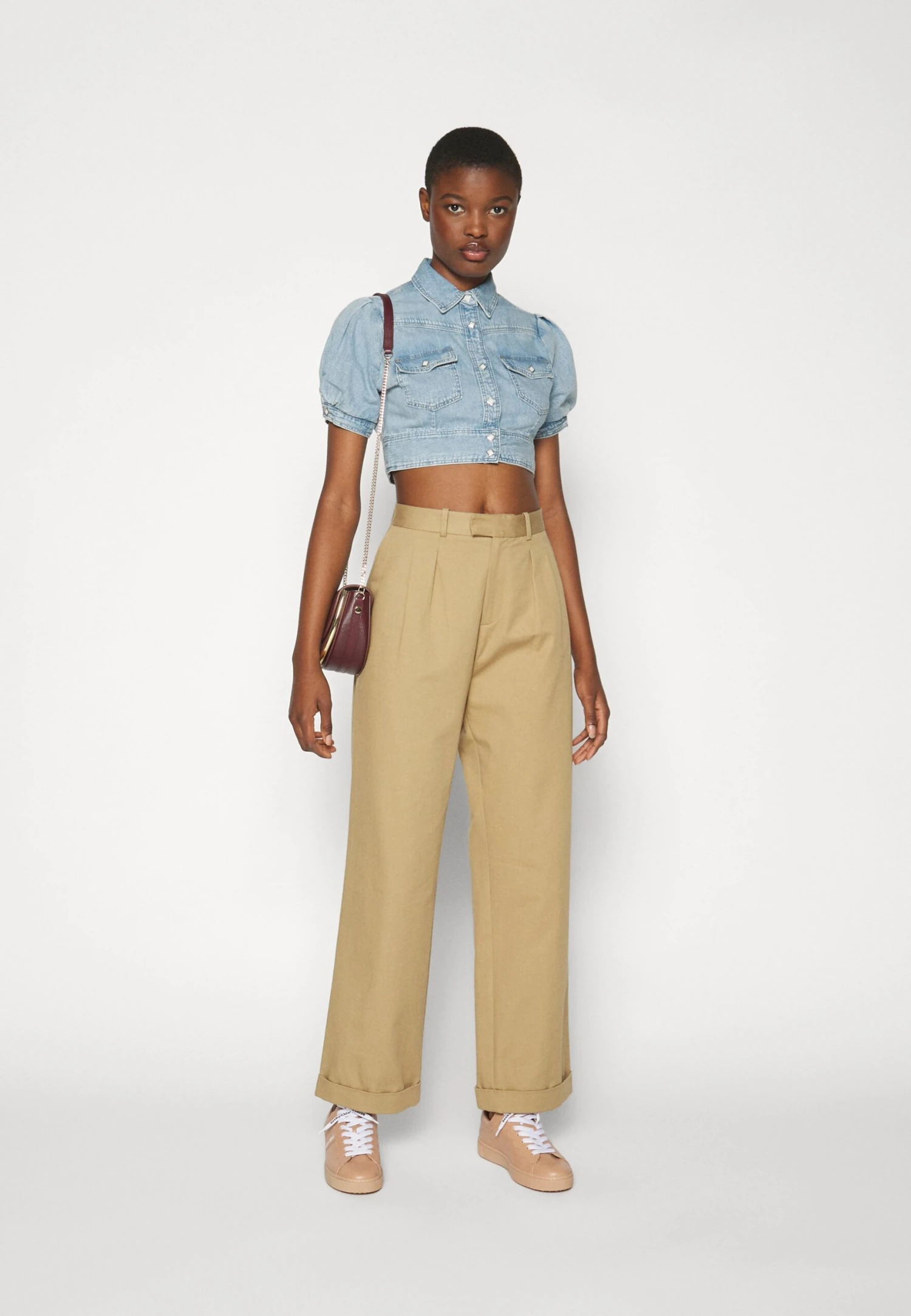 RE/DONE Midriff - Camicia - Blue Mist 5 RE/DONE Midriff - Camicia - Blue Mist - immagine 5