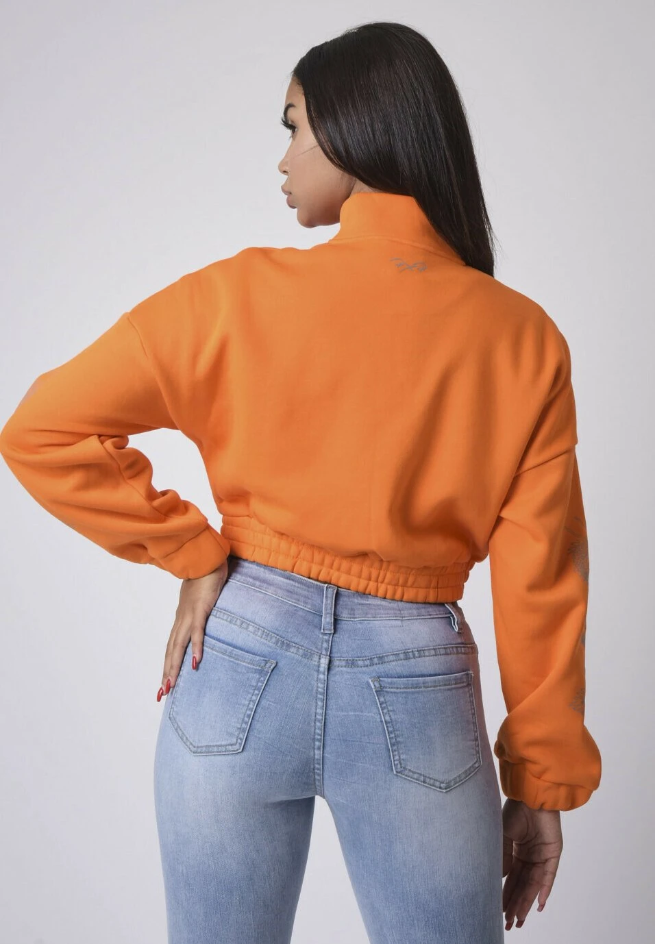 DragonsFelpaBurnt Orange Denim Donna Felpe PRK21E001-H11 3 DragonsFelpaBurnt Orange Denim Donna Felpe PRK21E001-H11 - immagine 3