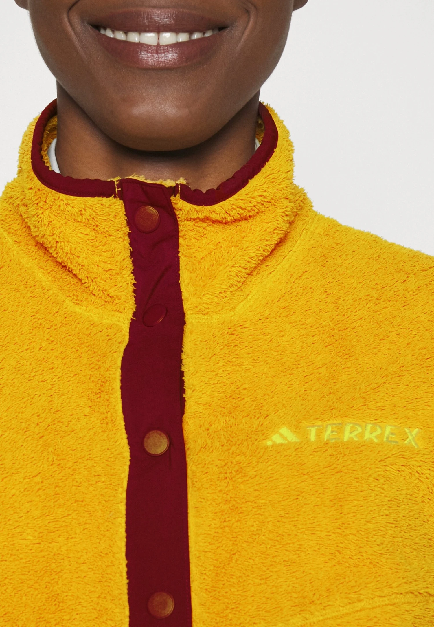 Adidas TERREX High PileFelpa In PilePreloved Yellow Donna Felpe ADD41G006-E11 6 Adidas TERREX High PileFelpa In PilePreloved Yellow Donna Felpe ADD41G006-E11 - immagine 6