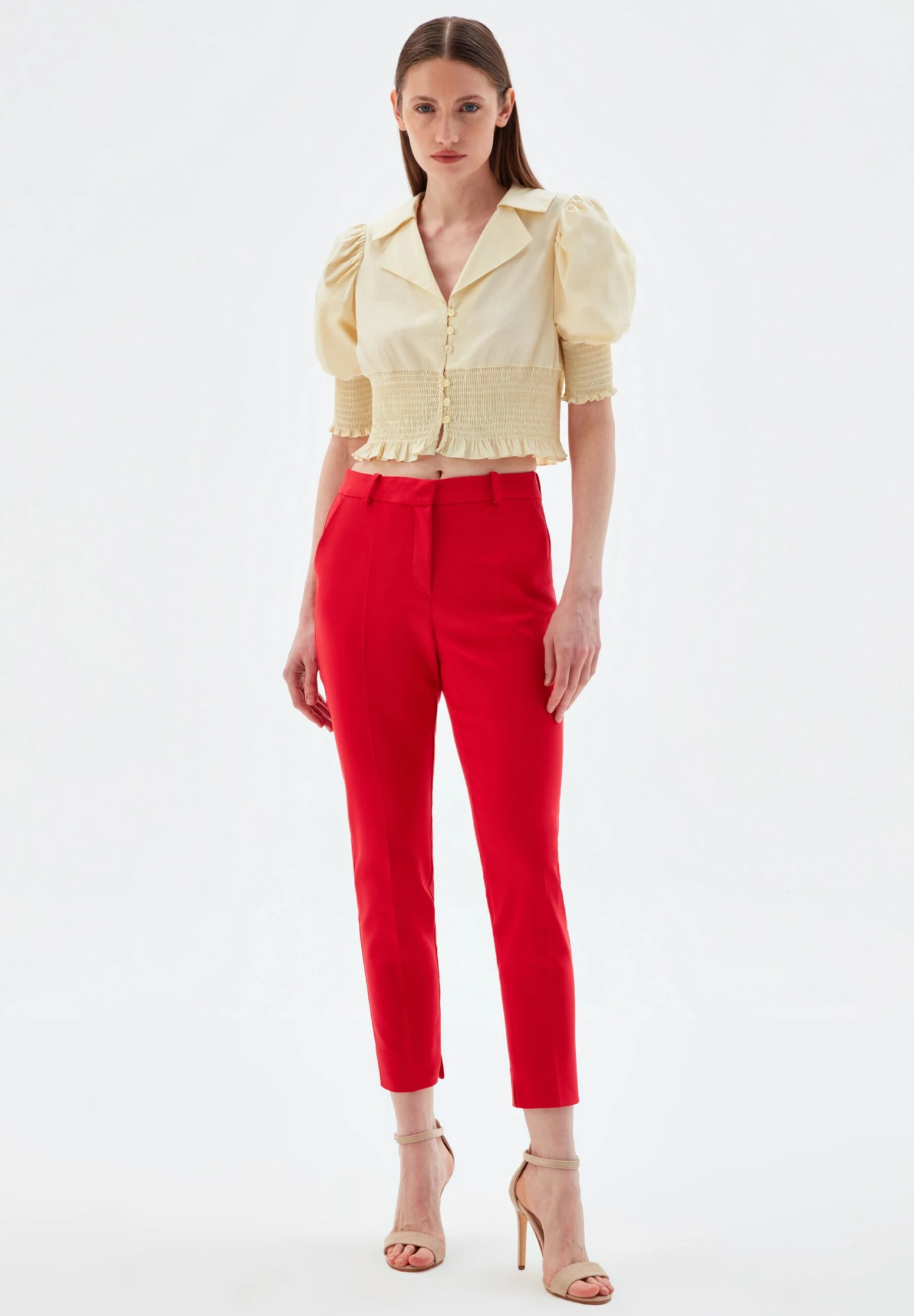 SlitPantaloniRed Donna Pantaloni ADK21A00C-G11 2 SlitPantaloniRed Donna Pantaloni ADK21A00C-G11 - immagine 2