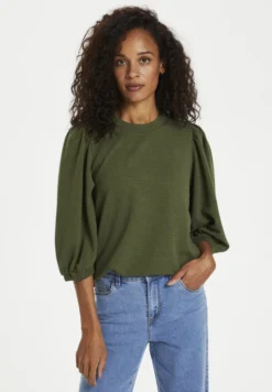 Kaffe Kajanna CamicettaCapulet Olive Donna Camicie E Bluse KA321E0WQ-N11