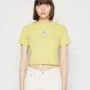 Calvin Klein Jeans Badge Short Sleeve TeeT-Shirt BasicYellow Sand Donna T-shirt E Top C1821D0MK-E11