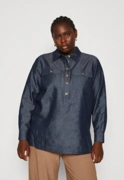 MICHAEL Michael Kors TunicaIndigo Rinse Donna Camicie E Bluse MK121E09J-K11