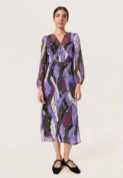 Soaked In Luxury Josefine WrapVestito EstivoPassion Flower Rock Print Donna Vestiti SO921C0F0-I11