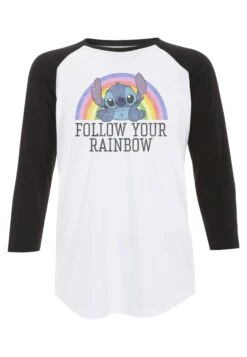 Disney LiloStitch RainbowMaglietta A Manica LungaWhite Black Donna T-shirt E Top H3A21DBDB-T11 -Vendite Next 51cecf32899742a180b2373a6f2d6b4a