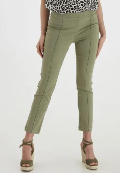 B.young Bydixi Cigaret PantsPantaloniOil Green Donna Pantaloni BY221A05T-M11