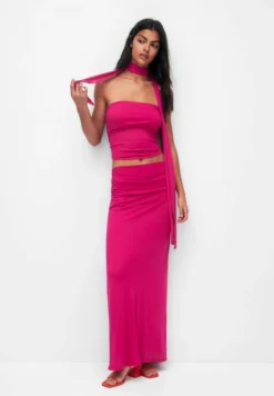 PULL & BEAR Long Straight - - Gonna Lunga - Pink