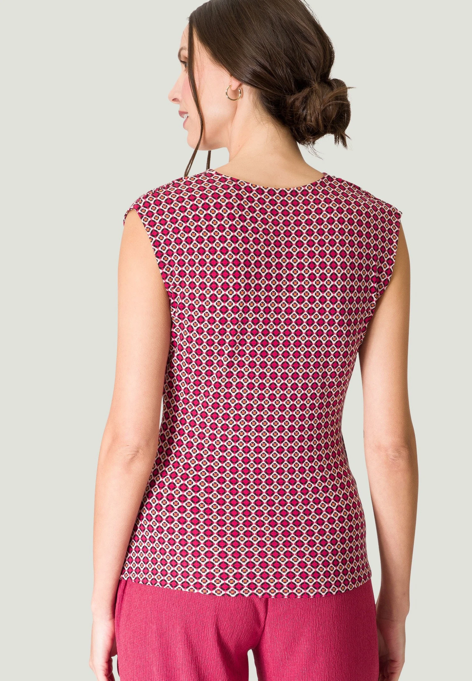 Zero Mit Wickeloptik - Top - Creamred 3 Zero Mit Wickeloptik - Top - Creamred - immagine 3