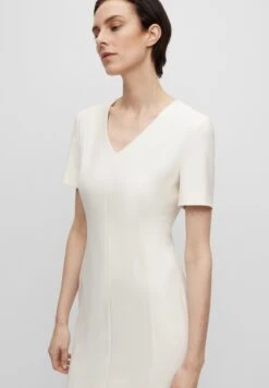 Boss V-Neck Business Dress With Short Sleeves And Full Length Zipper At The BackTubinoOpen White Donna Vestiti BB121C0SU-A11 10 Boss V-Neck Business Dress With Short Sleeves And Full Length Zipper At The BackTubinoOpen White Donna Vestiti BB121C0SU-A11 -Vendite Next 59756745634d4193af77a447e747c2fb