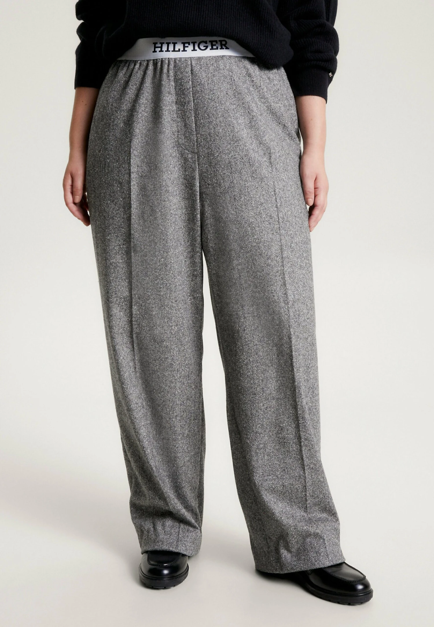 Pull-On LogoPantaloniMed Heather Grey Donna Pantaloni TOY21A01E-C11 1 Pull-On LogoPantaloniMed Heather Grey Donna Pantaloni TOY21A01E-C11