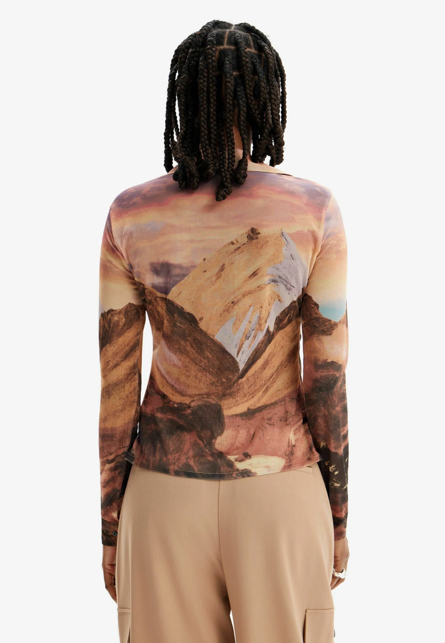 Desigual Gathered Landscape CamiciaMulti Coloured Donna Camicie E Bluse DE121E0MW-T11 3 Desigual Gathered Landscape CamiciaMulti Coloured Donna Camicie E Bluse DE121E0MW-T11 - immagine 3