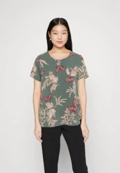 Vero Moda Vmeasy - T-Shirt Con Stampa - Grün