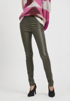 Object Objbelle Mw Noos - Leggings - Forest Night