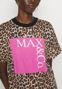 MAX & Co. TeeleoT-Shirt Con StampaMarrone Donna T-shirt E Top MQ921D03P-O11 -Vendite Next 60b2bdcdbb124222842d54b8e05ac086
