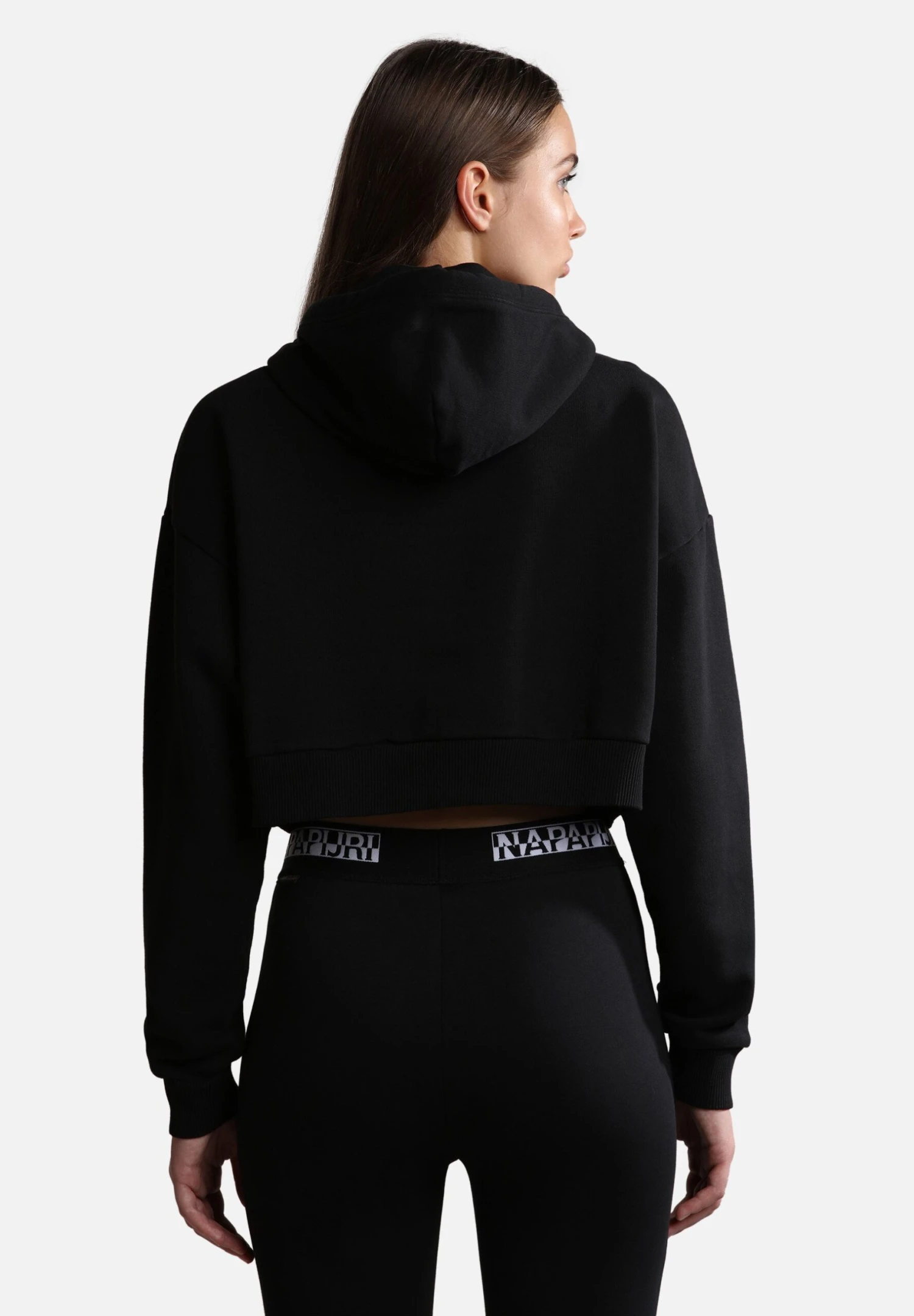 Napapijri B Box Crop Felpa Con CappuccioBlack Donna Felpe NA621J04L-Q11 3 Napapijri B Box Crop Felpa Con CappuccioBlack Donna Felpe NA621J04L-Q11 - immagine 3