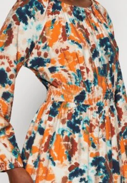 Tom Tailor Feminine DressVestito EstivoGrey/Orange Donna Vestiti TO221C0PZ-T11 -Vendite Next 62ce782533bf4318af57dc621022bf1c