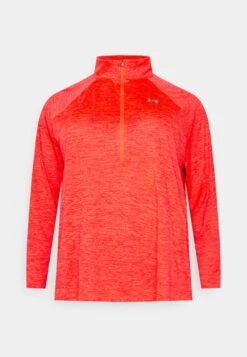 Under Armour Tech 1/2 Zip TwistMaglietta A Manica LungaBeta/Pomegranate/Metallic Silver Donna T-shirt E Top UN241D0O2-H11