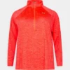 Under Armour Tech 1/2 Zip TwistMaglietta A Manica LungaBeta/Pomegranate/Metallic Silver Donna T-shirt E Top UN241D0O2-H11