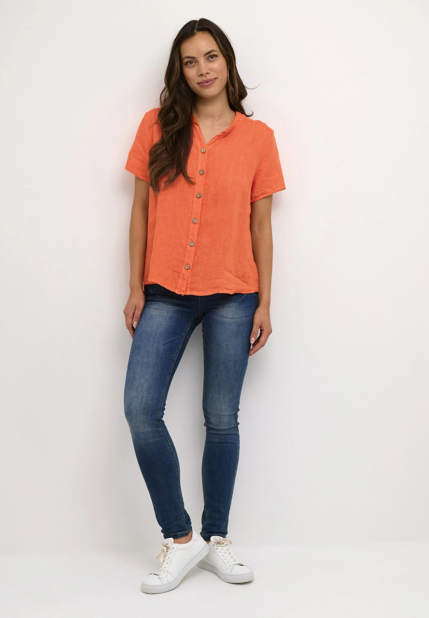 Cream Bellis- Camicia - Exotic Orange 2 Cream Bellis- Camicia - Exotic Orange - immagine 2