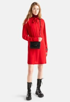 Short With LacesVestito EstivoRed Donna Vestiti 4BE21C0F1-G11