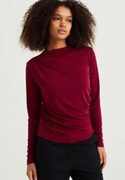 WE FASHION Maglietta A Manica LungaRed Donna T-shirt E Top WF521D0KS-G11