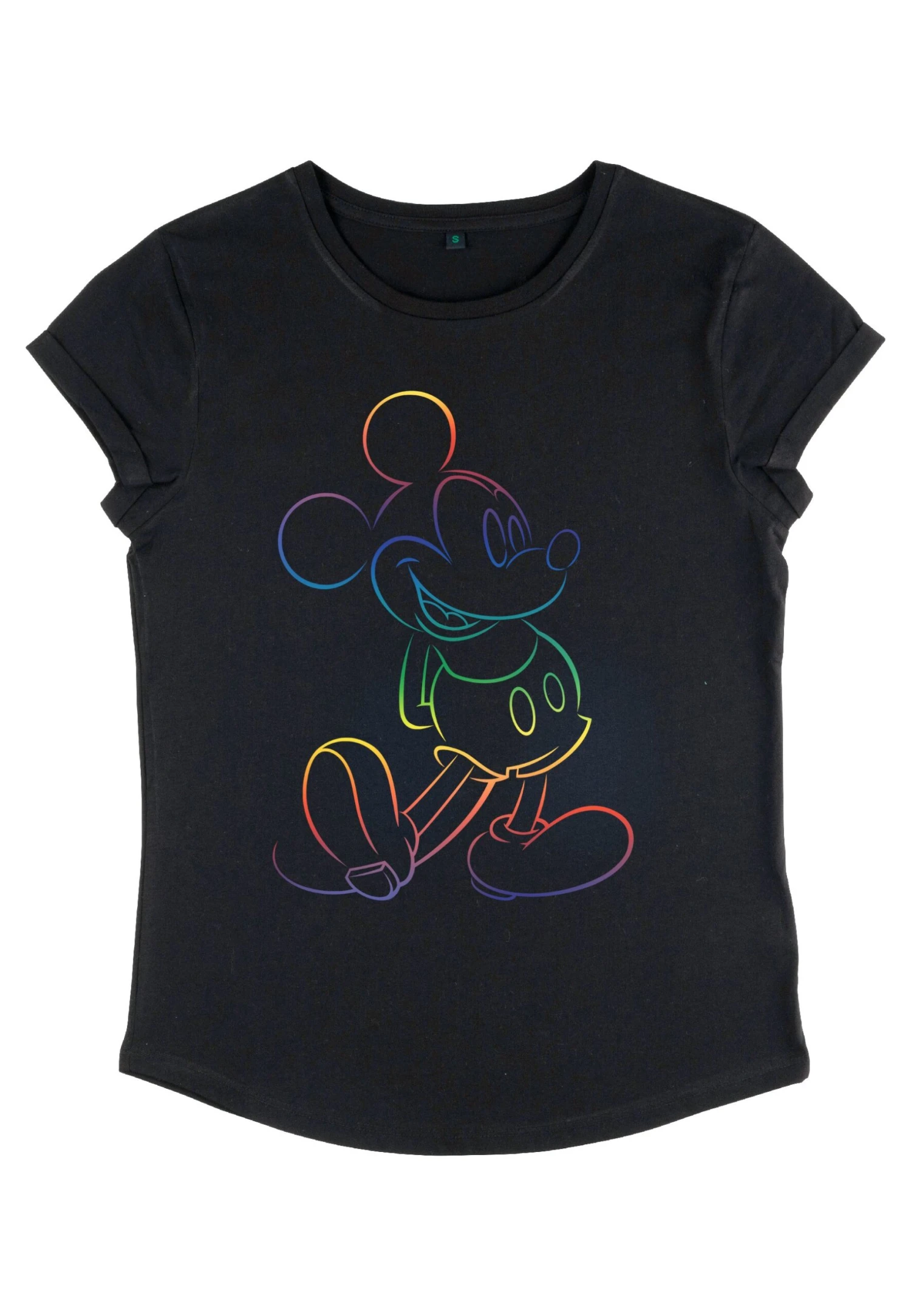 Disney Mickey Mouse Big PrideT-Shirt Con StampaBlack Donna T-shirt E Top H3A21D9LY-Q11 4 Disney Mickey Mouse Big PrideT-Shirt Con StampaBlack Donna T-shirt E Top H3A21D9LY-Q11 - immagine 4