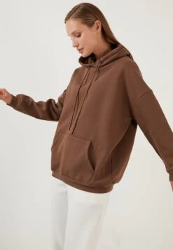 LELA Regular Fit - Felpa Con Cappuccio - Brown -Vendite Next 6a0ae604a49d4652a58482d7a28c9917