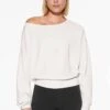 Oysho Off-Shoulder - Felpa - White
