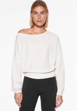 Oysho Off-Shoulder - Felpa - White