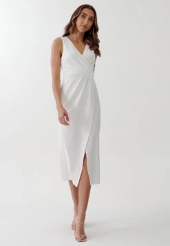 Tussah Rhi MidiVestito EstivoWhite Donna Vestiti TUQ21C0KI-A11
