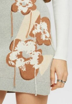 ESPRIT Mit Floralem Jacquard-Muster - Minigonna - Light Grey New -Vendite Next 6ce35f58f7244113b551952ee4067fe6