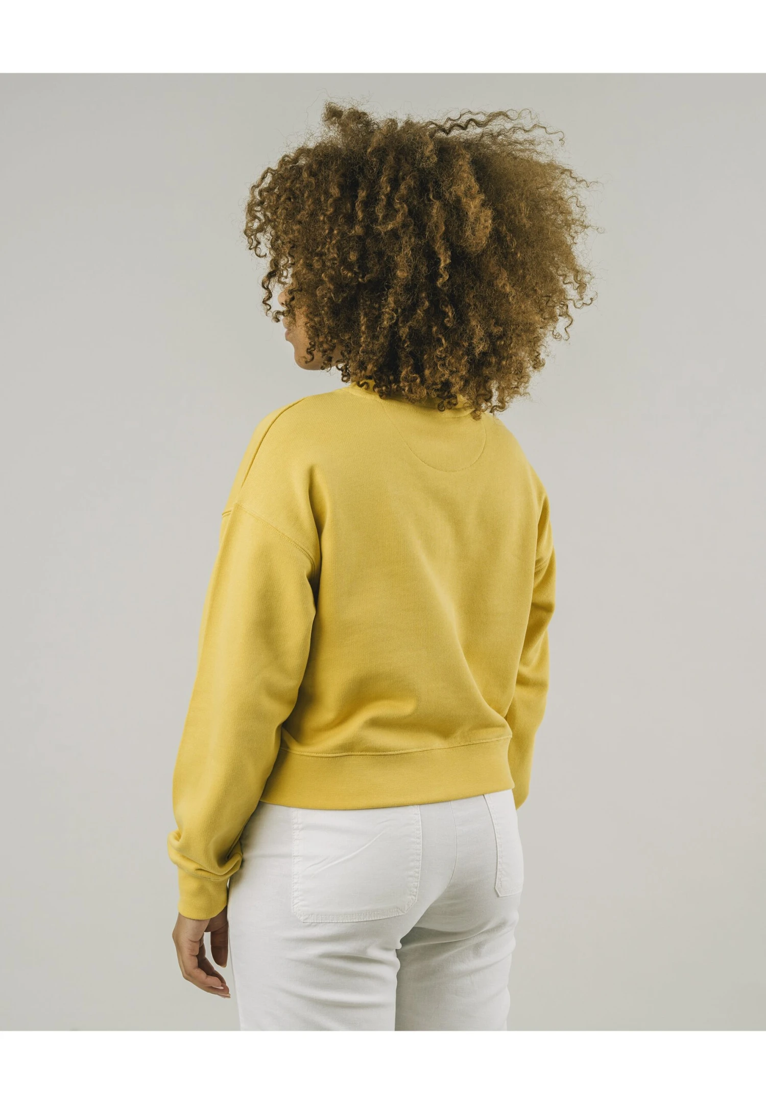 Brava Fabrics FelpaYellow Donna Felpe B1T21J00J-E11 3 Brava Fabrics FelpaYellow Donna Felpe B1T21J00J-E11 - immagine 3