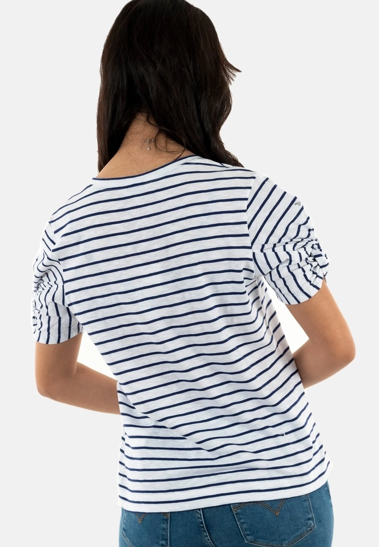 T-Shirt BasicBlanc Donna T-shirt E Top SZ021D04P-A11 2 T-Shirt BasicBlanc Donna T-shirt E Top SZ021D04P-A11 - immagine 2