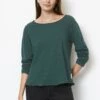 Marc O'Polo DENIM Crew Neck Regular Fit CircularityMaglietta A Manica LungaTwilight Teal Donna T-shirt E Top OP521D0GG-P11