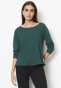 Marc O'Polo DENIM Crew Neck Regular Fit CircularityMaglietta A Manica LungaTwilight Teal Donna T-shirt E Top OP521D0GG-P11