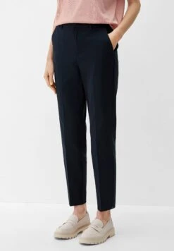 S.Oliver Regular Met Tapered LegChinoNavy Donna Pantaloni SO221A132-K11
