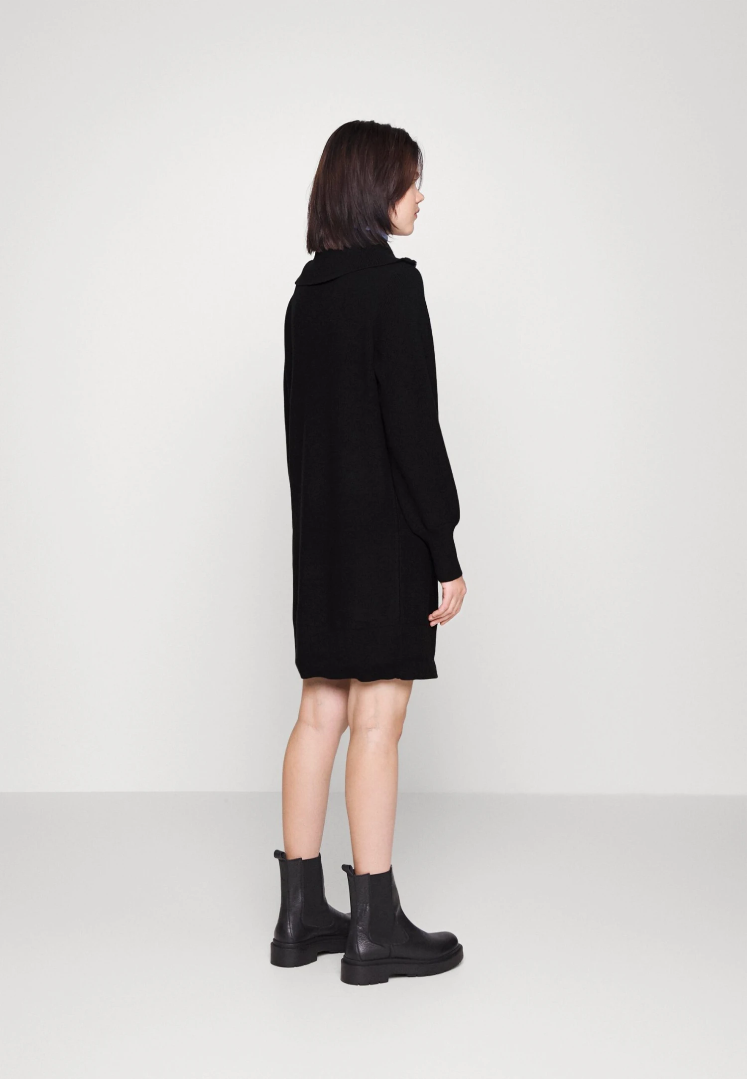 Yasdalma Zip DressAbito In MagliaBlack Donna Vestiti Y0121C1TV-Q11 3 Yasdalma Zip DressAbito In MagliaBlack Donna Vestiti Y0121C1TV-Q11 - immagine 3