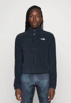 The North Face Homesafe Snap Neck Felpa In PileBlack Donna Felpe TH341G07U-Q11