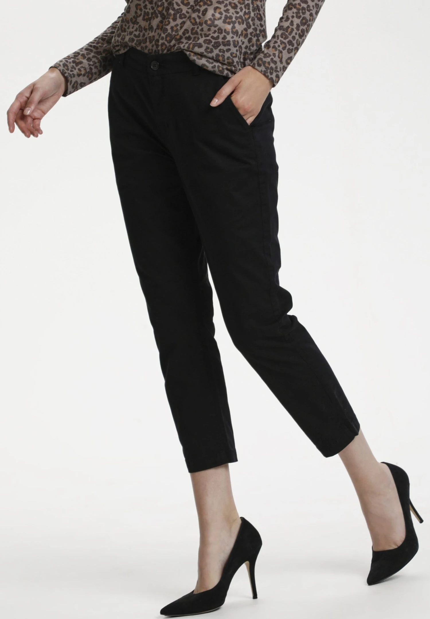 Culture ChinoBlack Donna Pantaloni CU221A06B-Q11 4 Culture ChinoBlack Donna Pantaloni CU221A06B-Q11 - immagine 4