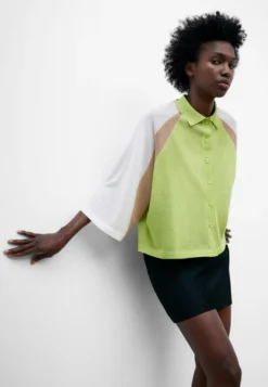 ADOLFO DOMINGUEZ Semitransparent CamiciaWhite Green Donna Camicie E Bluse ADL21E028-A11 -Vendite Next 746479a6bbce4a87a074187621105a07 scaled