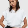 AllSaints Mira T-Shirt BasicWhite Donna T-shirt E Top A0Q21D0FD-A11
