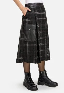 HELMIDGE Karorock - Gonna A Pieghe - Schwarz -Vendite Next 77a85362ebff4f7893329e1eeffa7cad