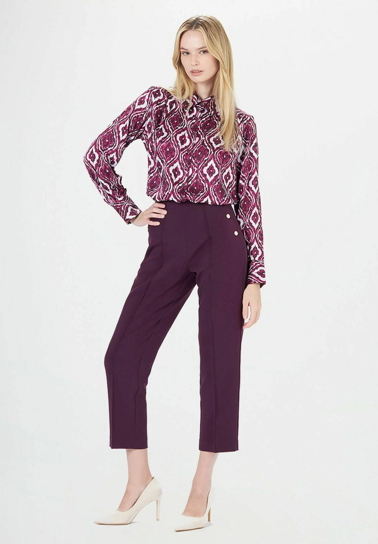 PrintedCamiciaFucsia Chiaro Donna Camicie E Bluse C4I21E0AT-J11 2 PrintedCamiciaFucsia Chiaro Donna Camicie E Bluse C4I21E0AT-J11 - immagine 2