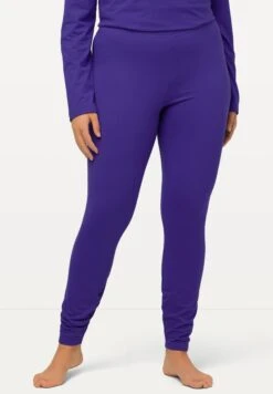 Ulla Popken Funktions Schnelltrocknend ElastikbundLeggingsPurple Donna Pantaloni UP121A0J2-I12